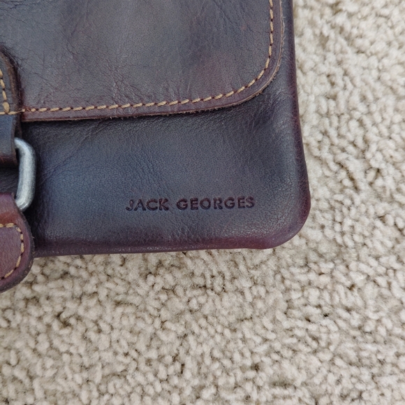 NEW Jack Georges Leather Bag - Picture 2 of 8